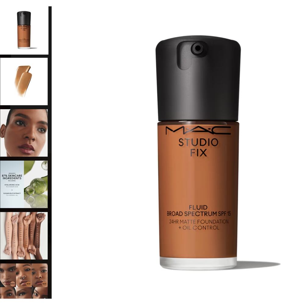 MAC NW43 Studion Fix Fluid Foundation MSRP $40
